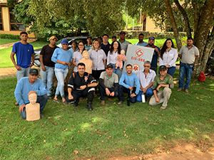 Consórcio realiza capacitação em primeiros socorros na cidade de Santo Antônio do Amparo-MG