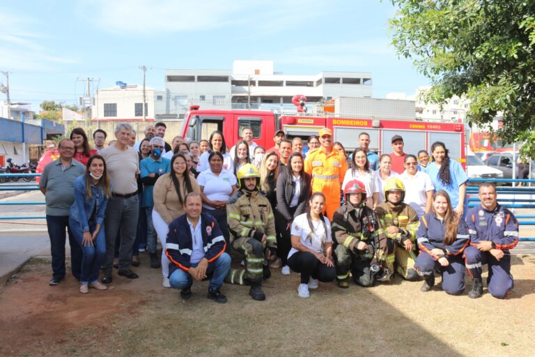 UPA Divinópolis realiza simulado de evacuação em parceria com o Corpo de Bombeiros