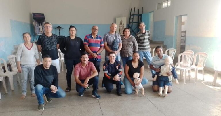 Profissionais de saúde de Passa Tempo recebem treinamento sobre Primeiros Socorros