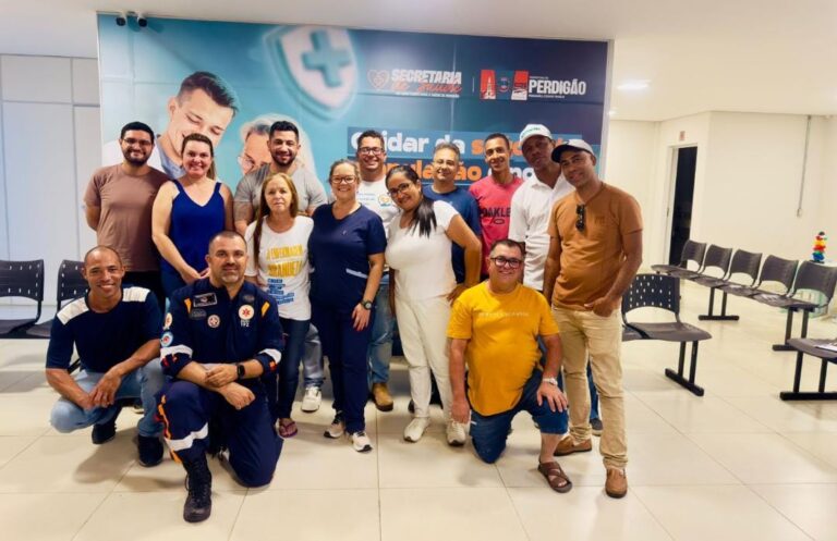 Profissionais de saúde de Perdigão recebem treinamento sobre traumas