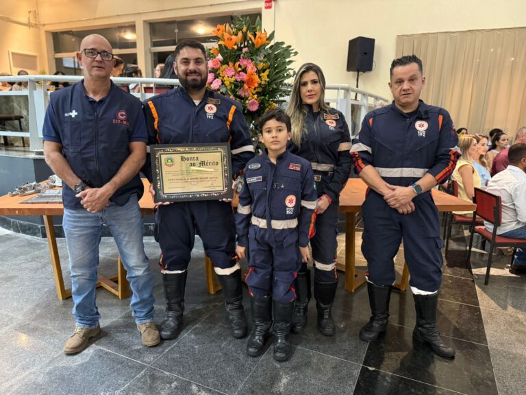 SAMU é homenageado com Diploma de Honra ao Mérito pela Câmara de Vereadores de Campo Belo